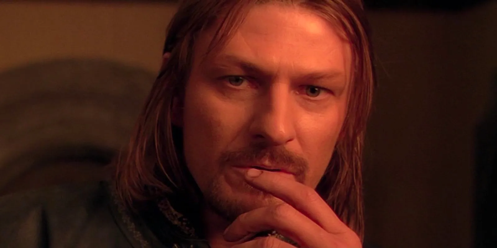 Sean Bean as confused Boromir in Lord of the Rings Image