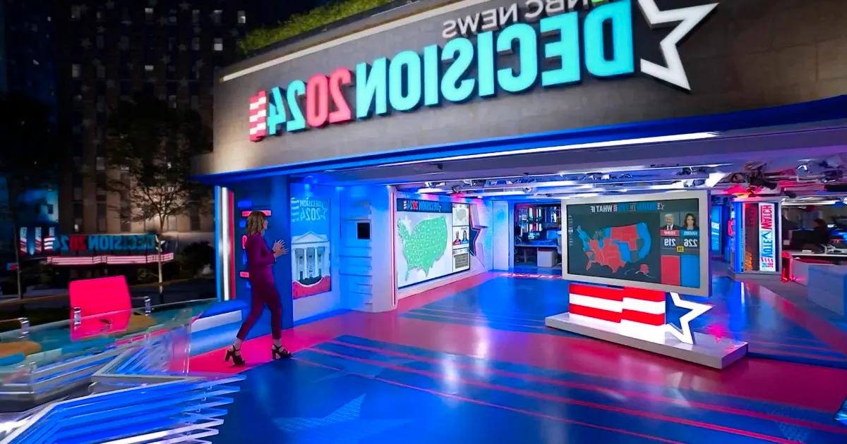 See behind-the-scenes tour of NBC News’ 2024 Election Night set Image