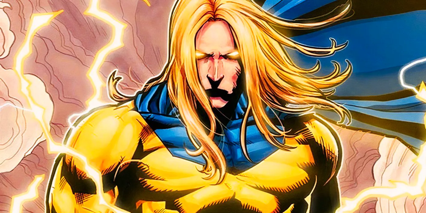 Sentry glowing with energy in Marvel Comics Image