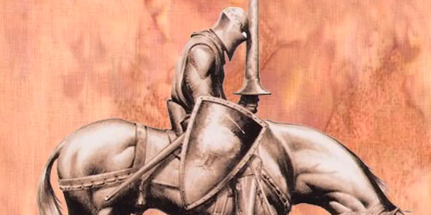 Ser Duncan the Tall on a horse with a lance from the cover of The Knight of the Seven Kingdoms Image