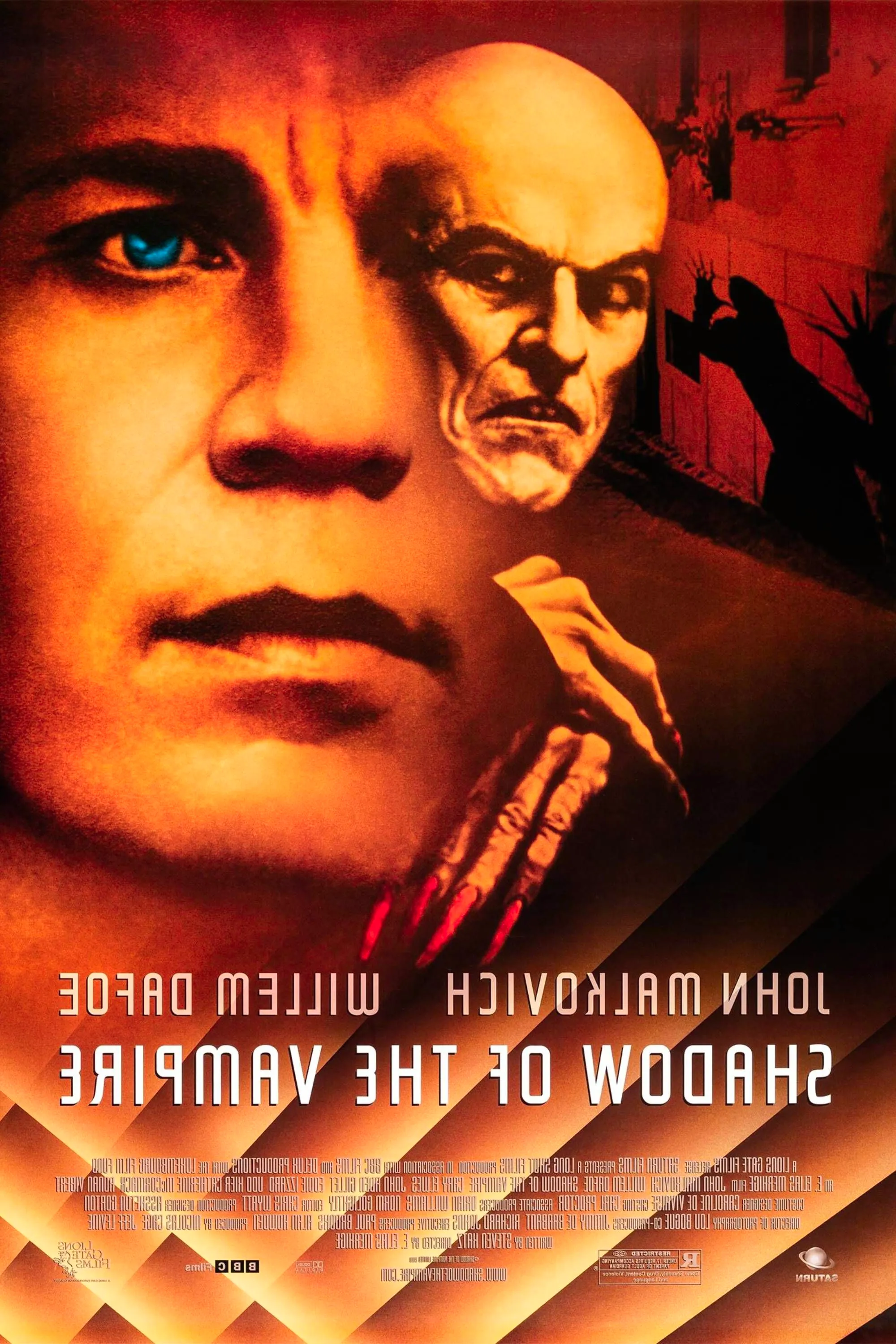 Shadow Of The Vampire (2000) - Poster - John Malkovich & Willem Dafoe Image