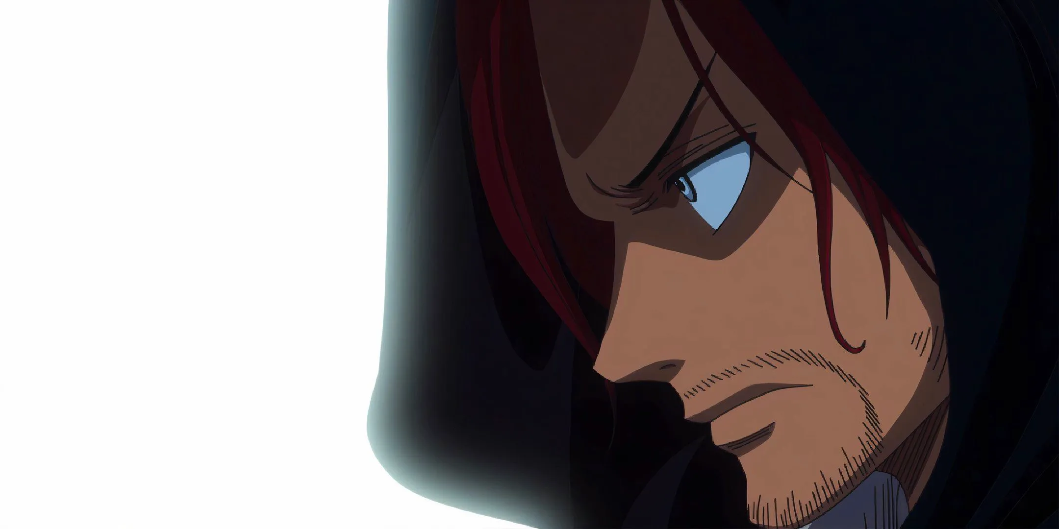 Shanks wearing a cloak seen visting the five elders in the anime in one piece Image