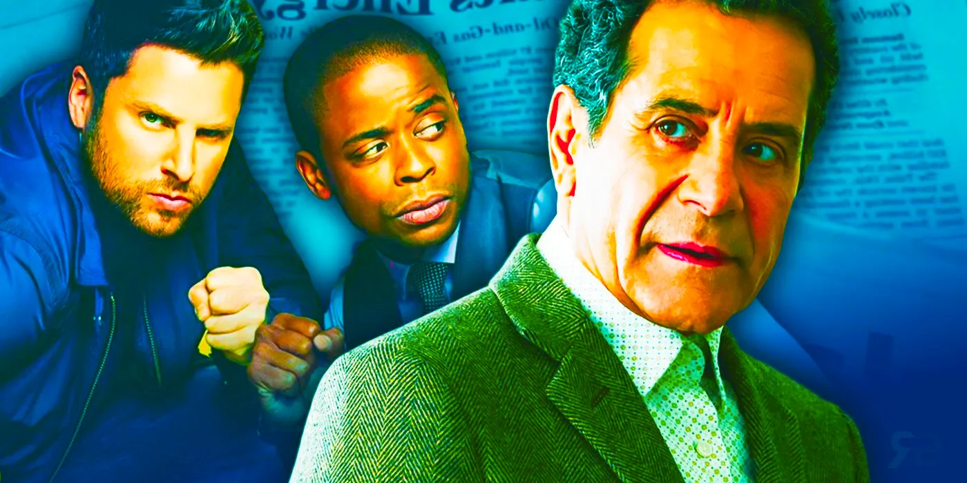 Shawn and Gus from Psych and Adrian Monk from Monk Image