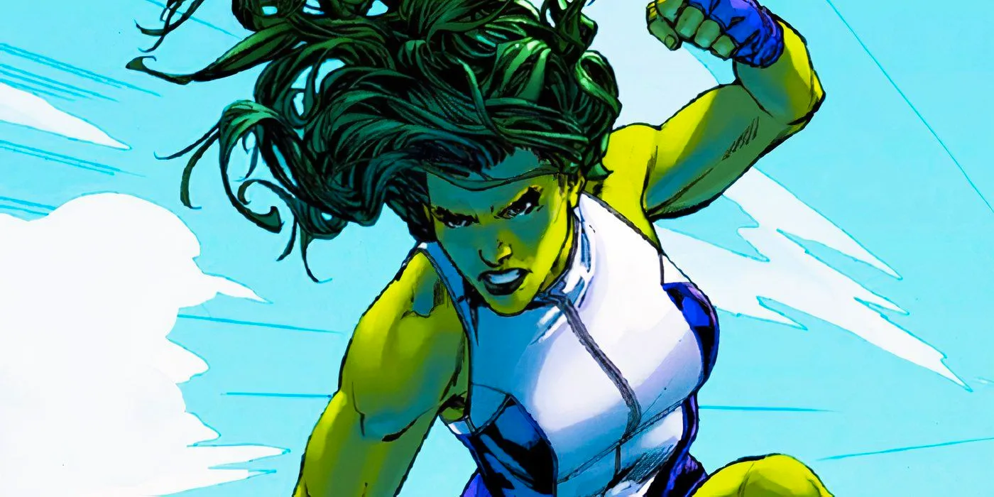 She-Hulk making a fist in Marvel Comics Image