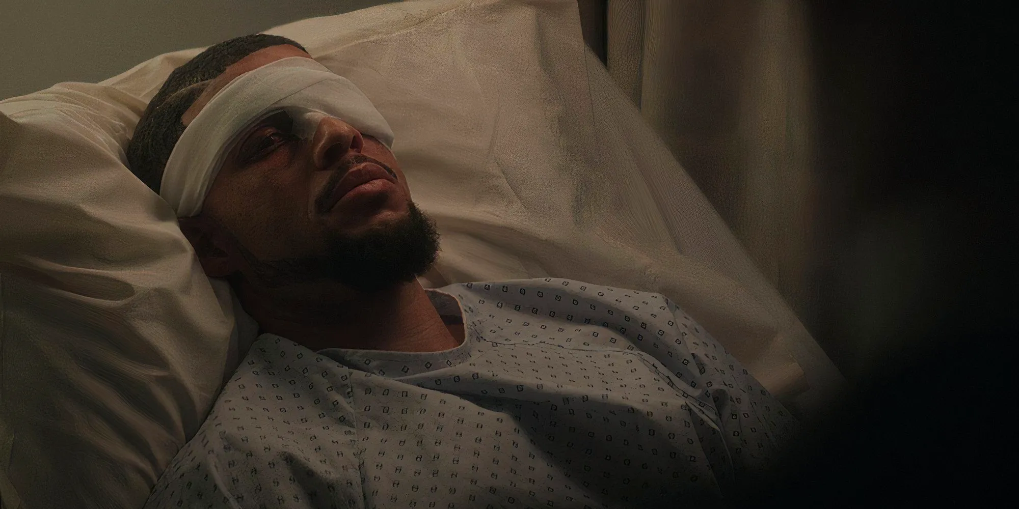 Sherrod in hospital in American Sports Story episode 7 Image