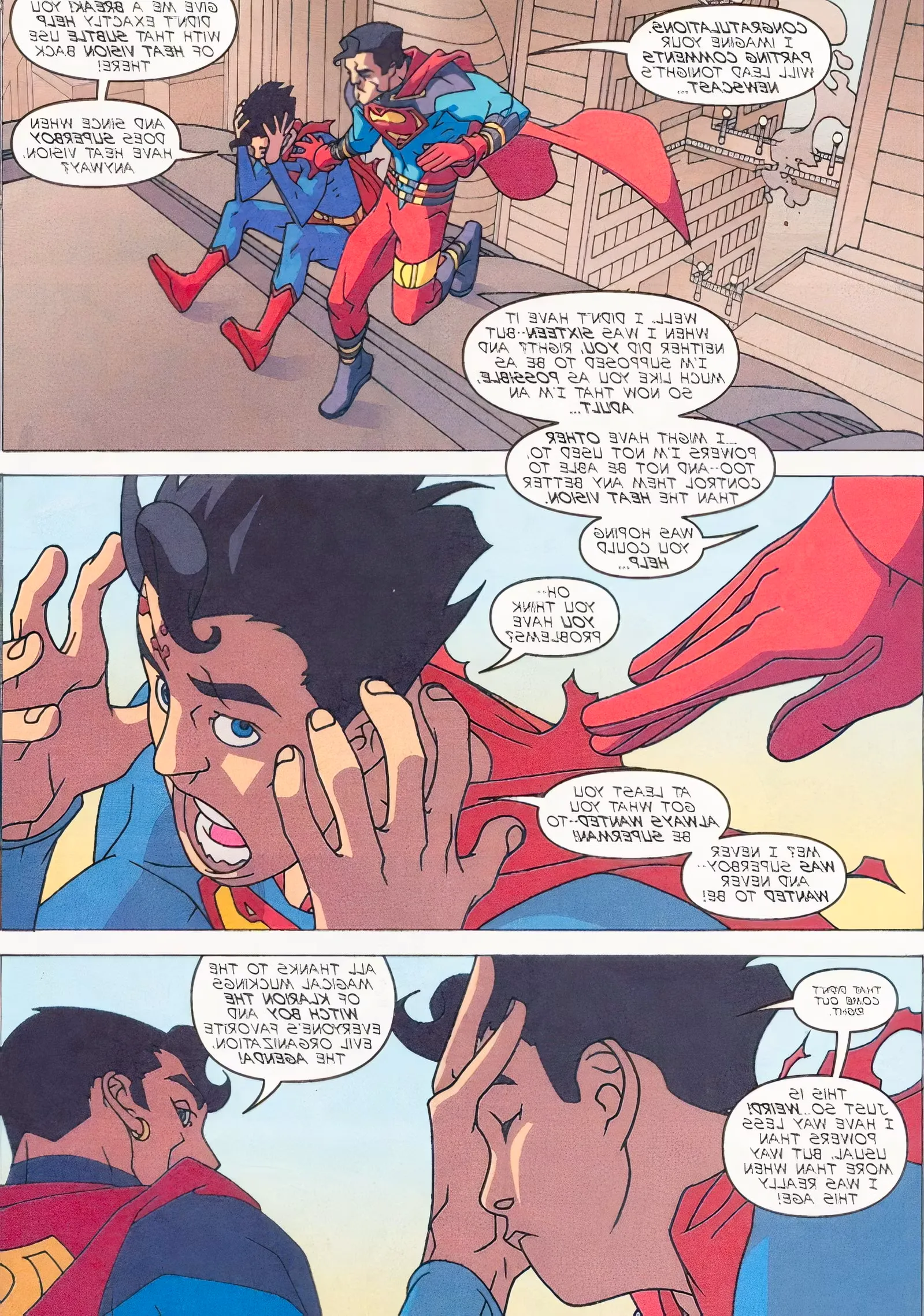 Sins of Youth Superman jr & Superboy sr 1 Image