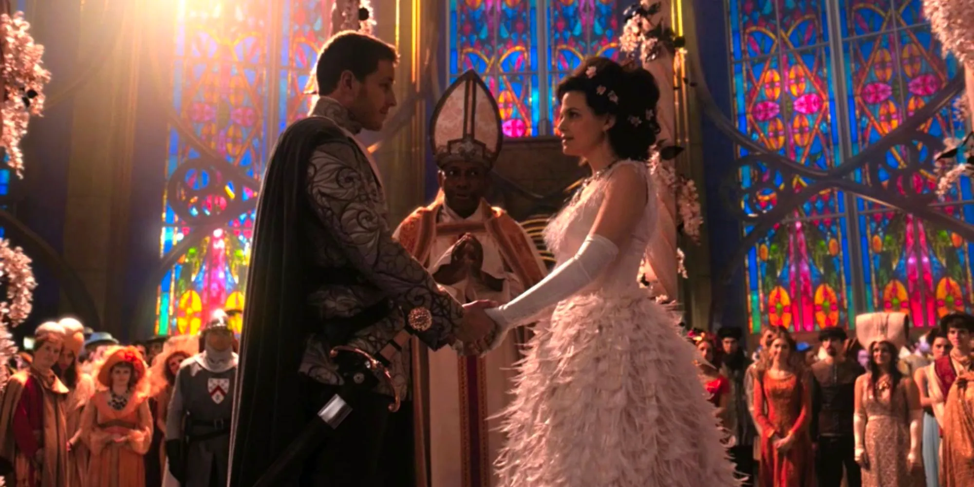 Snow and Prince Charming getting married in Once Upon a Time Image