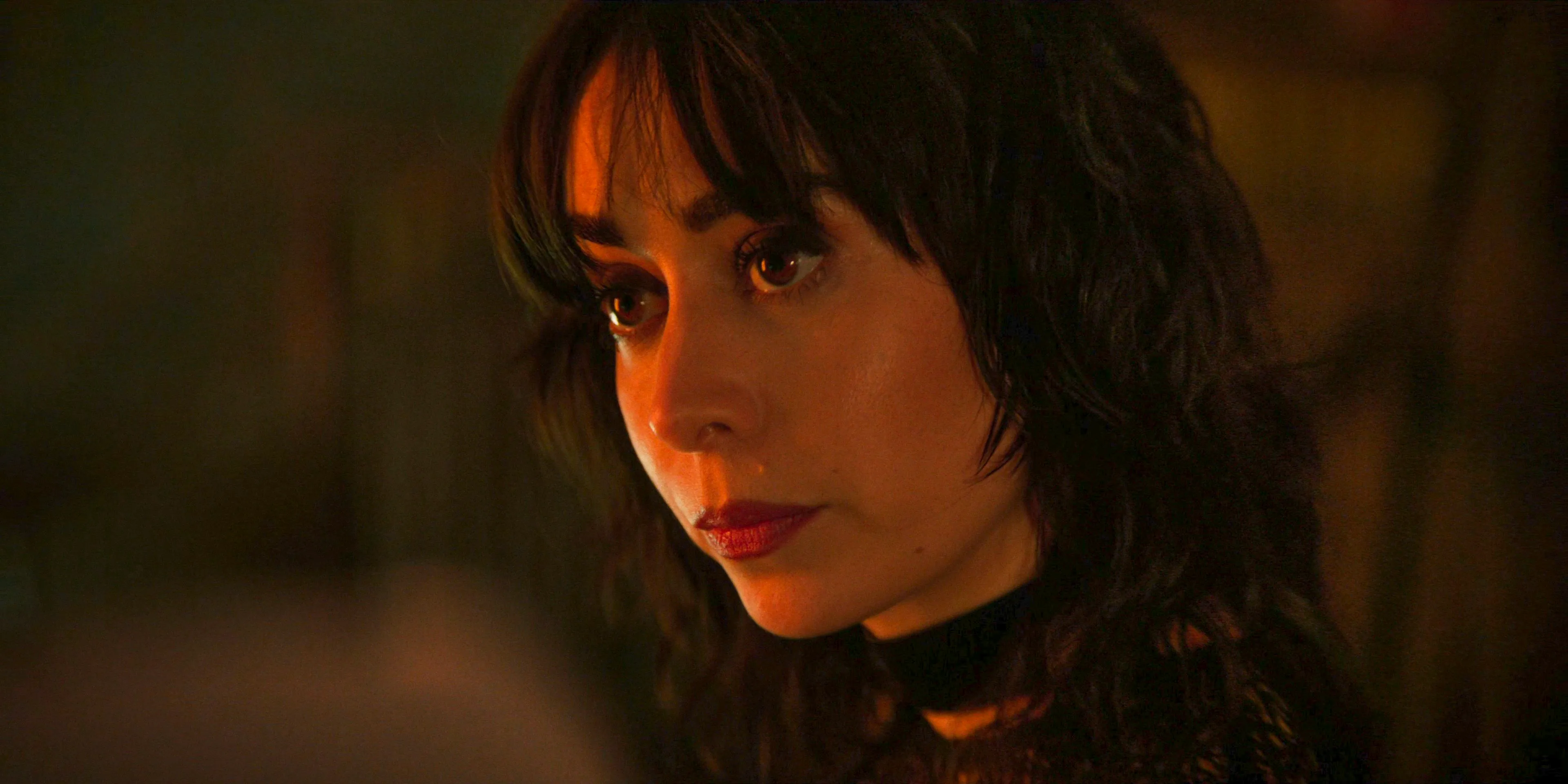 Sofia (Cristin Milioti) Looking at Oz defiantly in The Penguin Season 1 Episode 3 Image