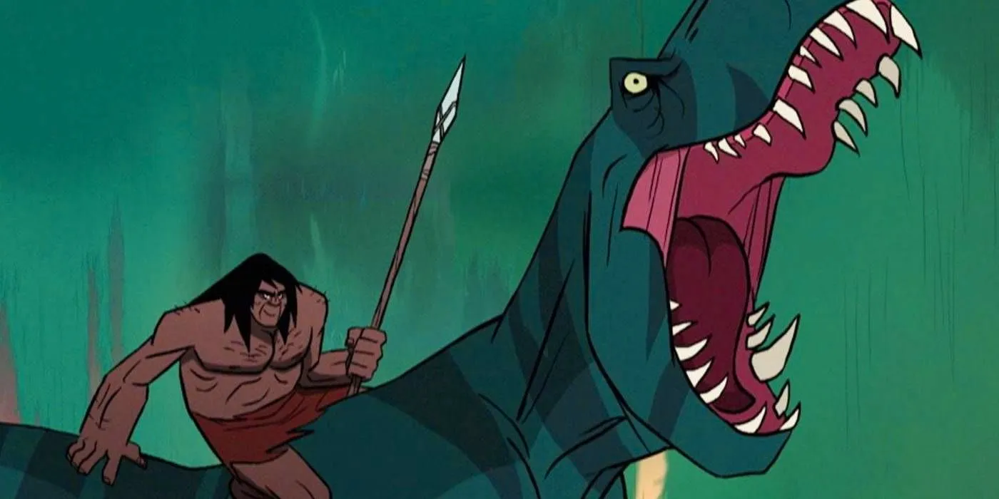 Spear and Fang in Genndy Tartakovsky's Primal Image