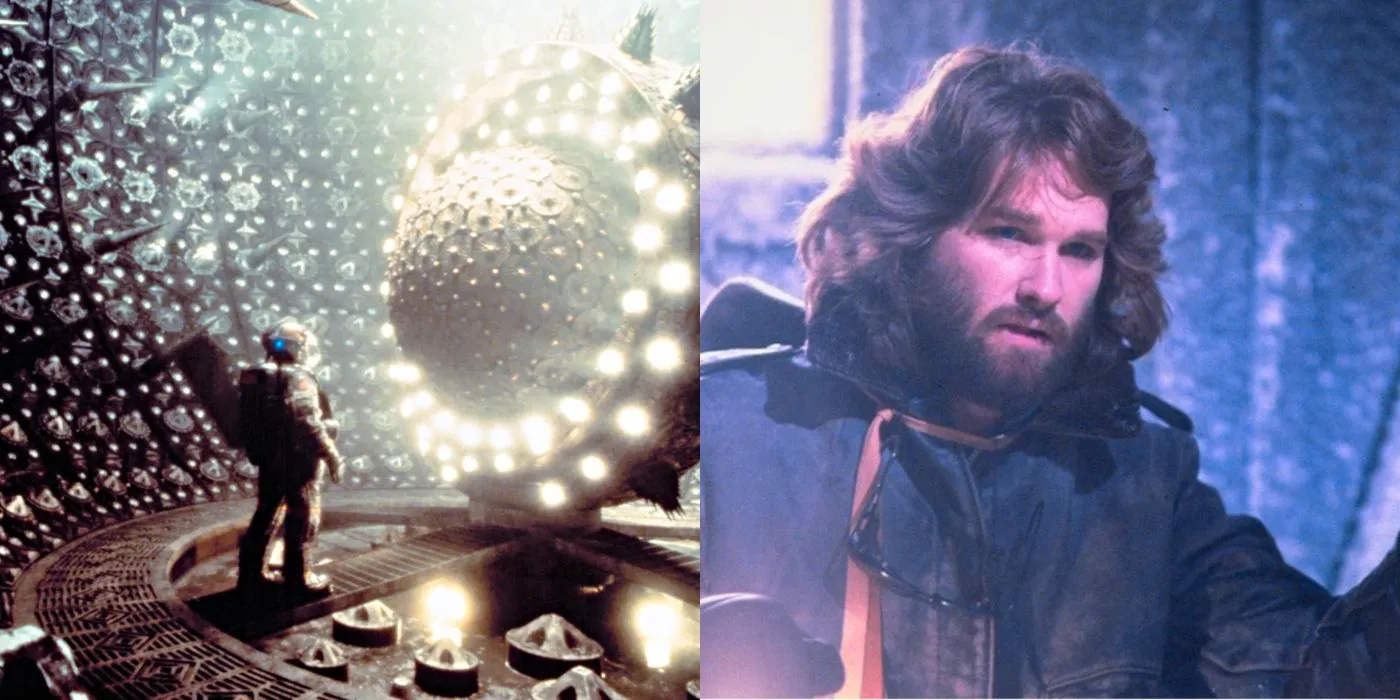 Split image of MacReady in The Thing and the Gravity Drive in Event Horizon Image