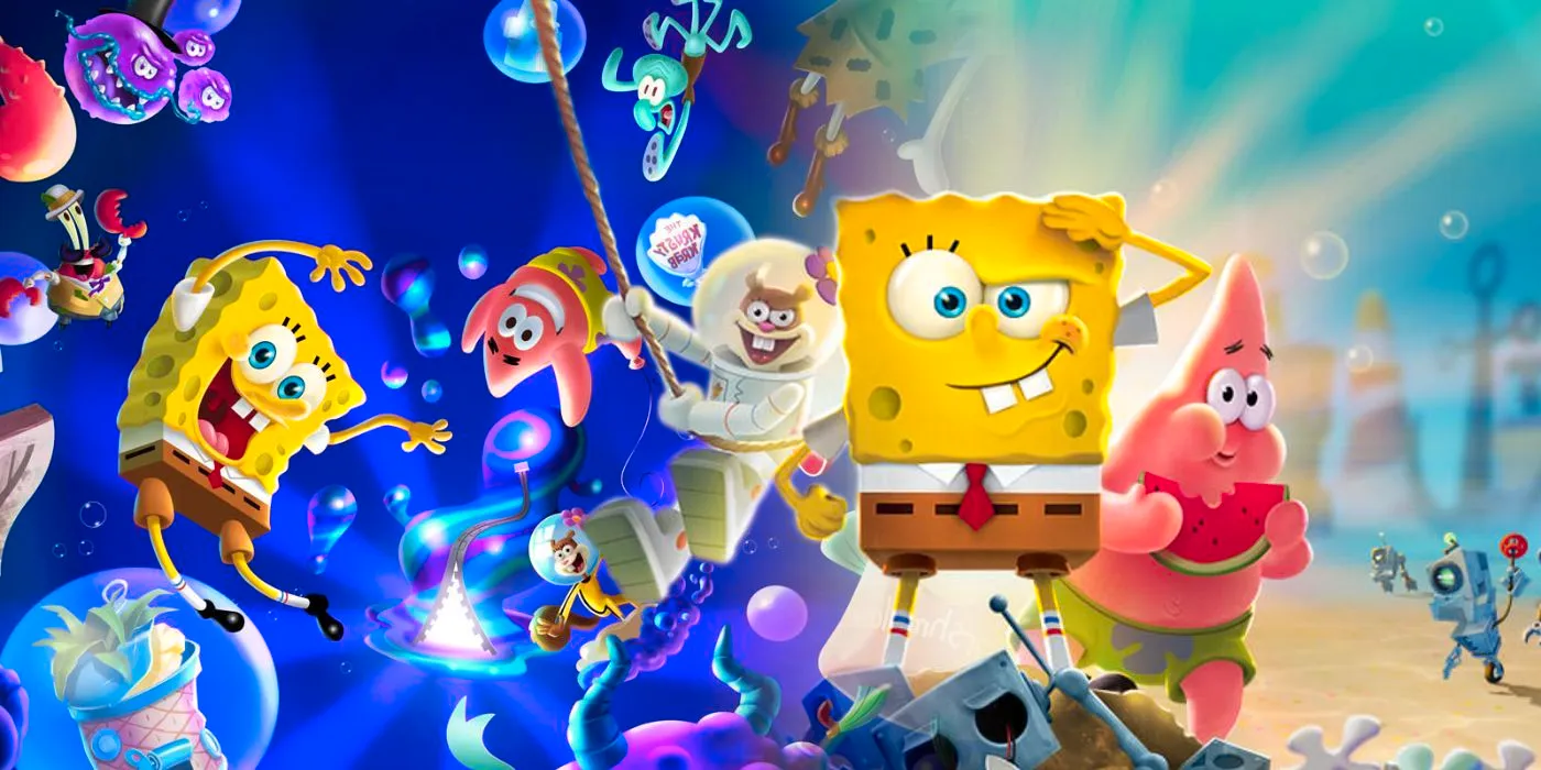 Spongebob Battle for Bikini Bottom and Cosmic Shake Image