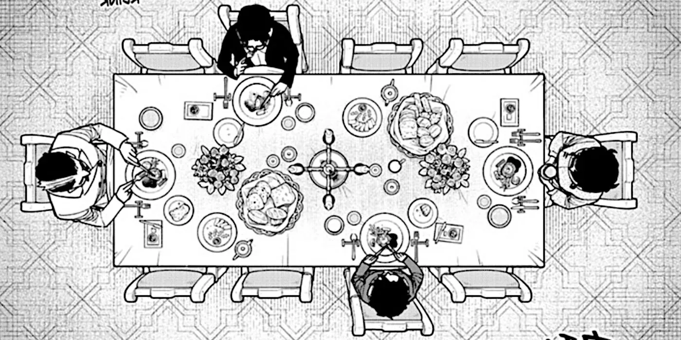 Spy x Family chapter 106 Desmond family table arrangement Image