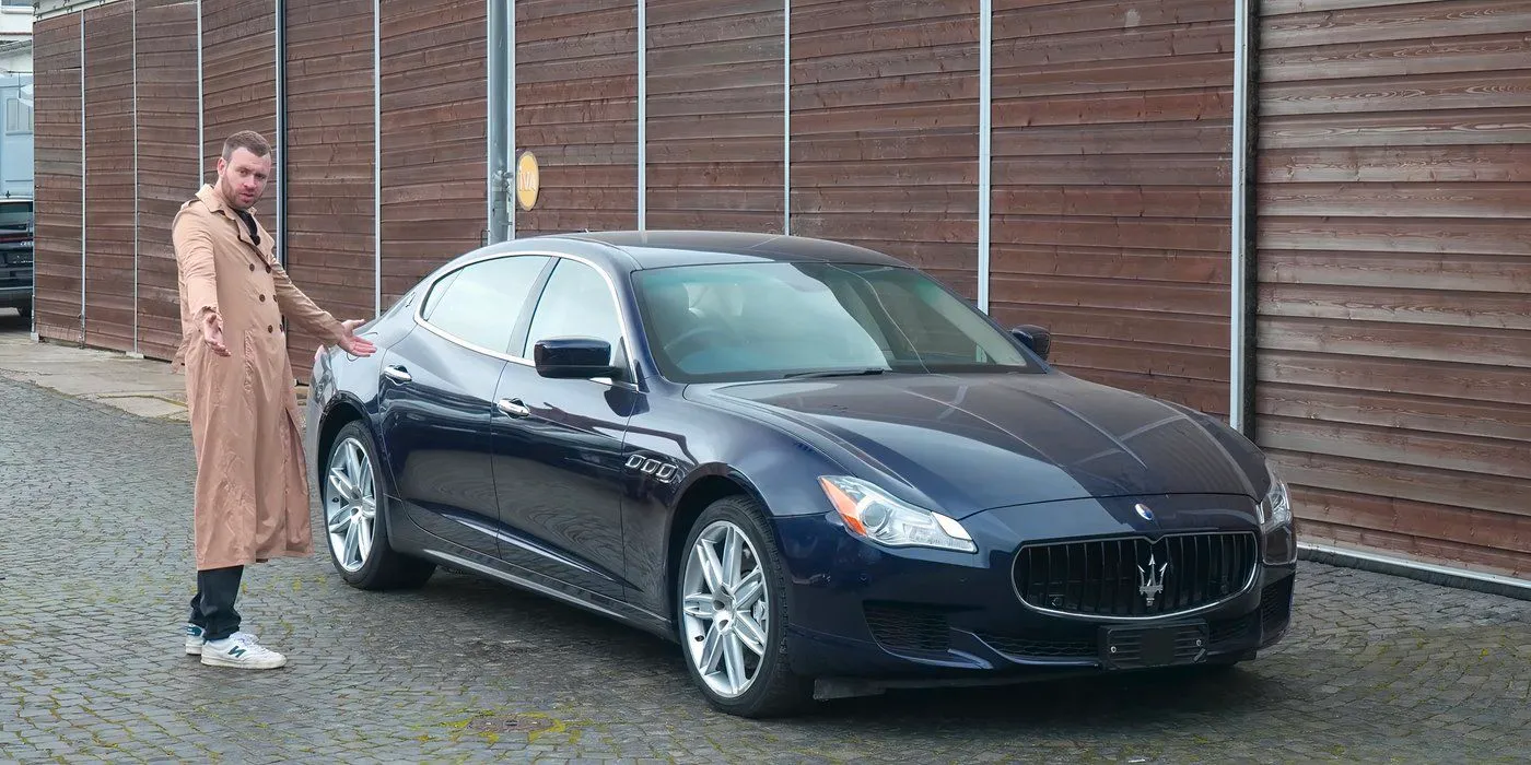 Sreten Milisavljevic with a Maserati Quattroporte GTS Image