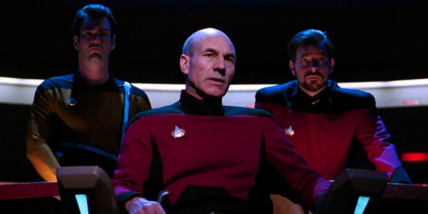 Star Trek TNG Yesterday's Enterprise Picard Image