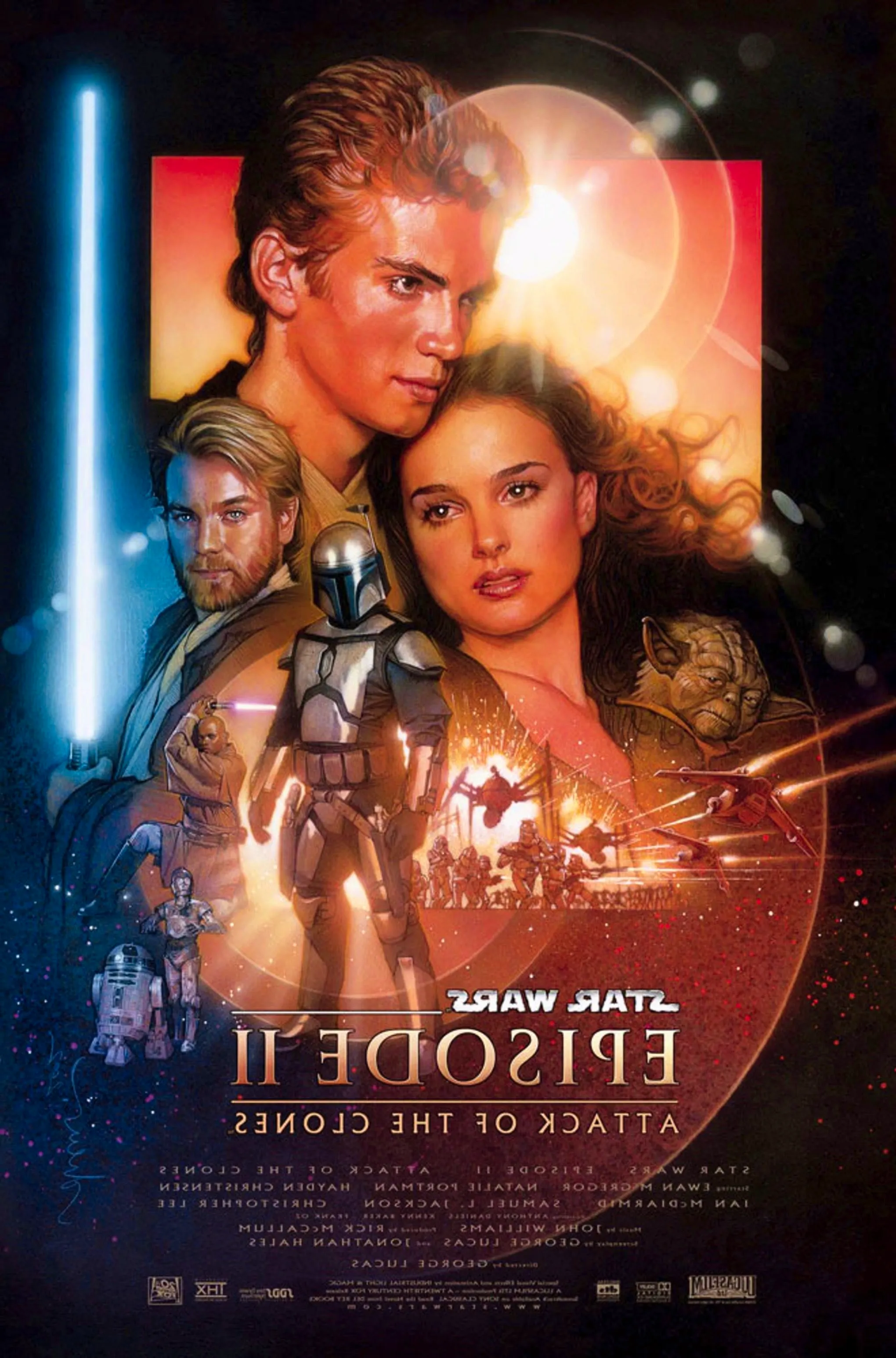 Star Wars Attack of the Clones Movie Poster Image