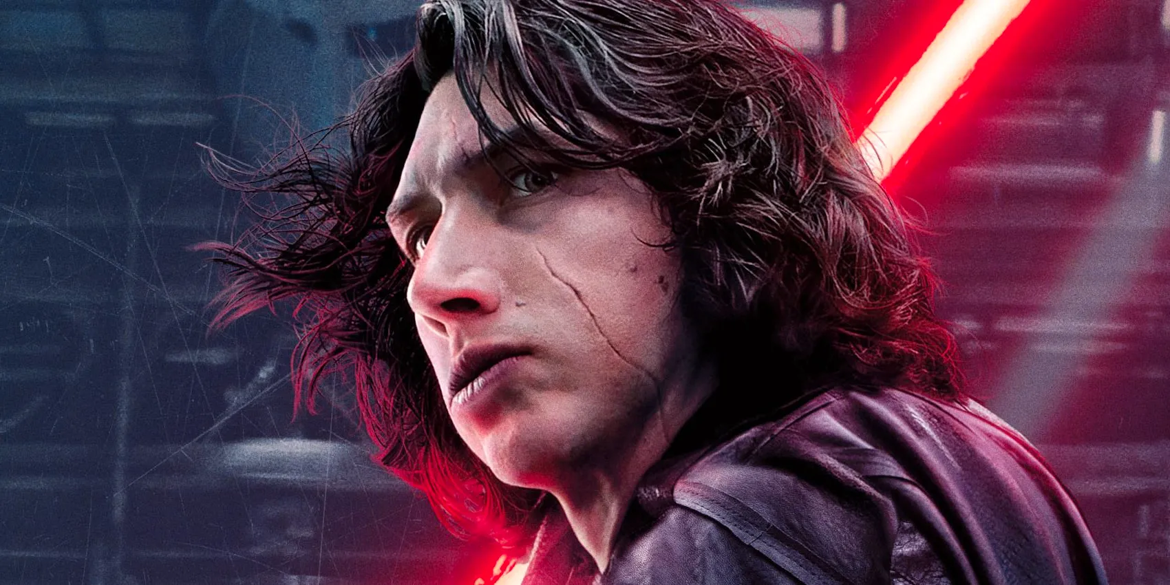 Star Wars Last Jedi Kylo Ren Close Up Image