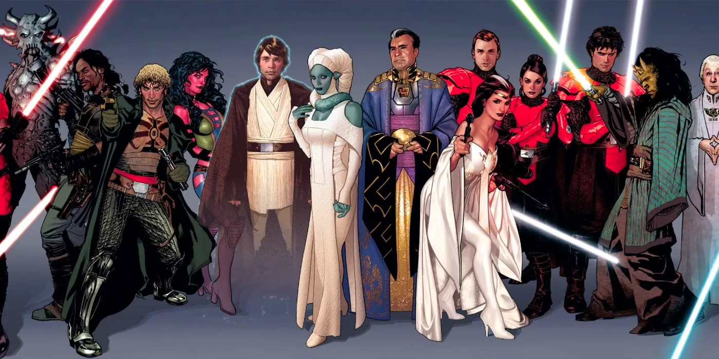 Star Wars Legacy Comics Cast Image