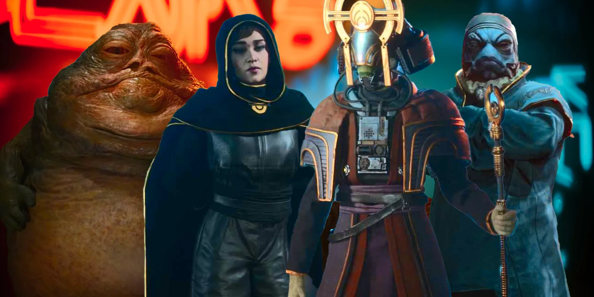 Star Wars Outlaws - Gorak, Queen Ashiga, Qi'ra and Jabba Image