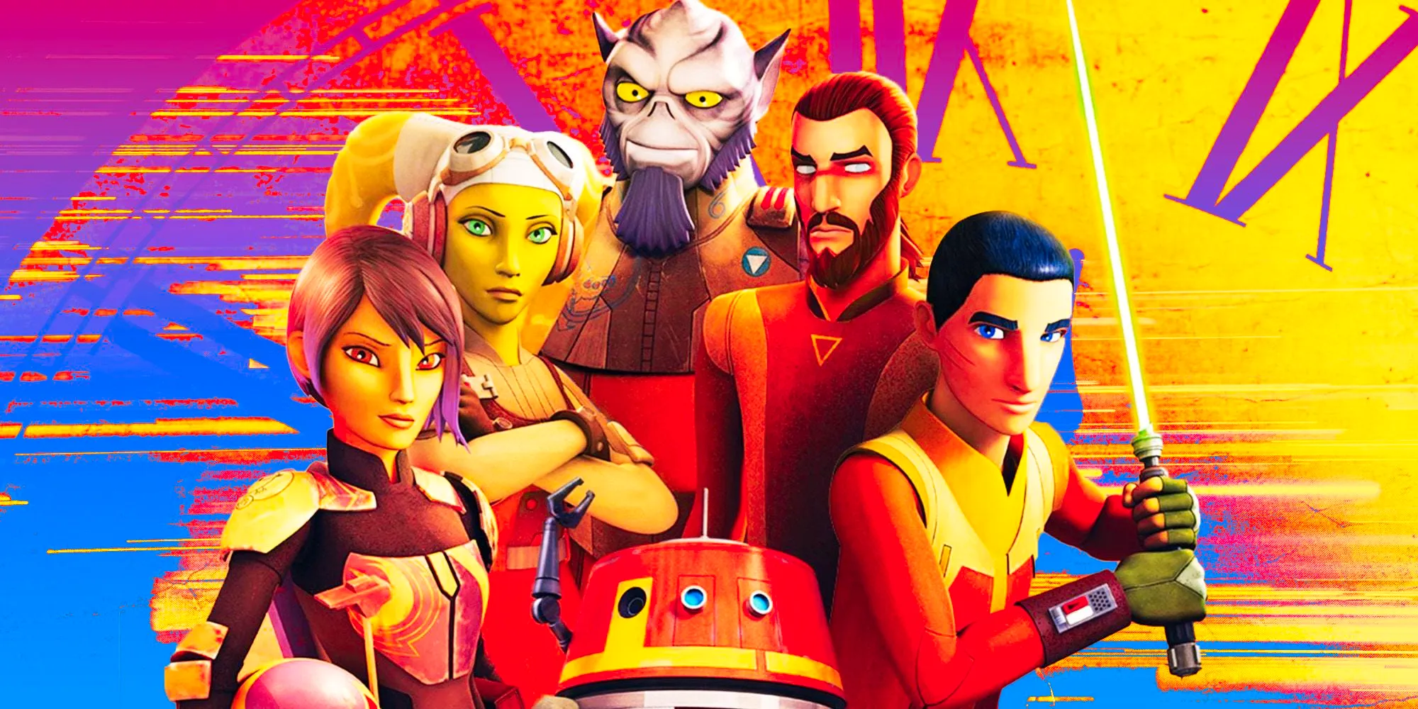 Star Wars Rebels characters in season 4 Image