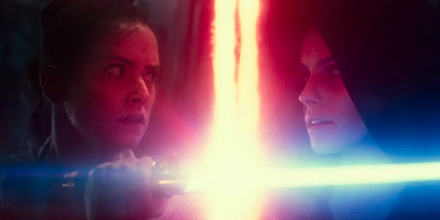 Star Wars Rey Versus Dark Rey Image