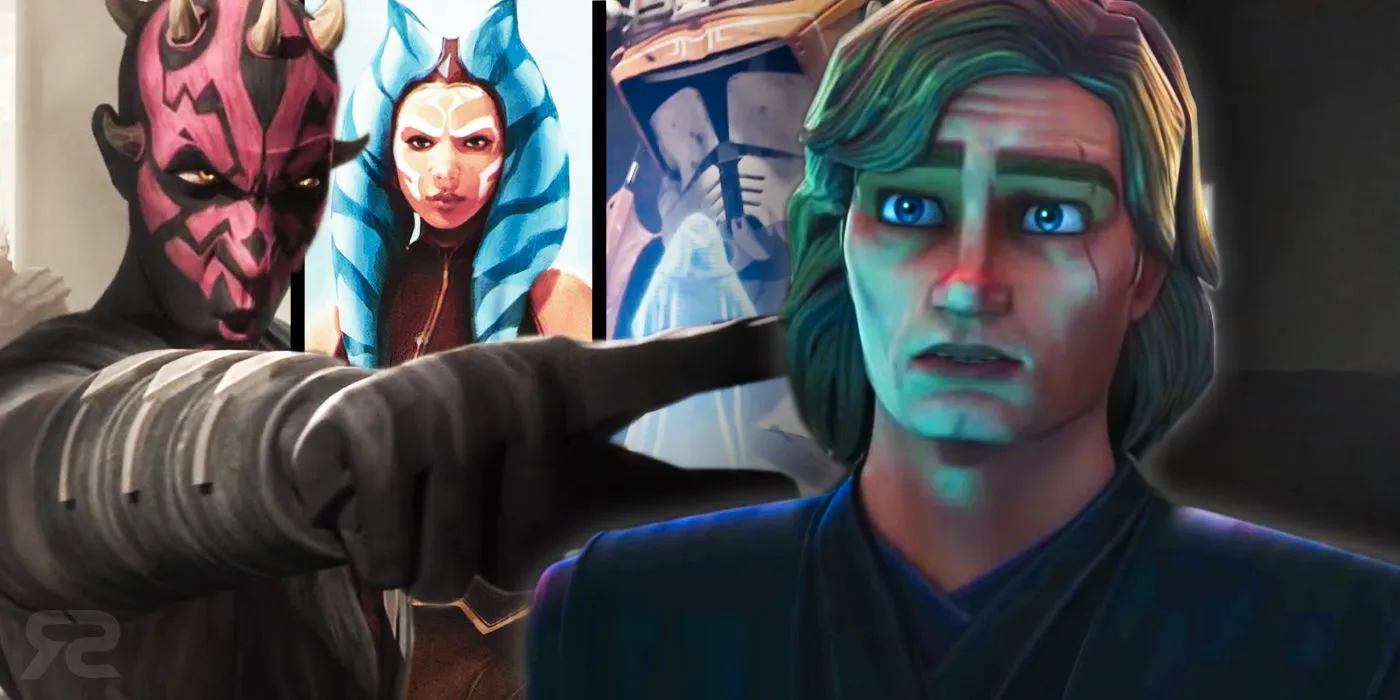 Star Wars The Clone Wars Anakin Cody Ahsoka Maul Image