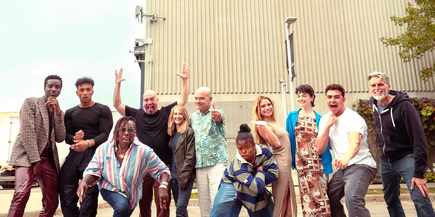 Starfleet Academy Cast Outside Star Trek Stage Image