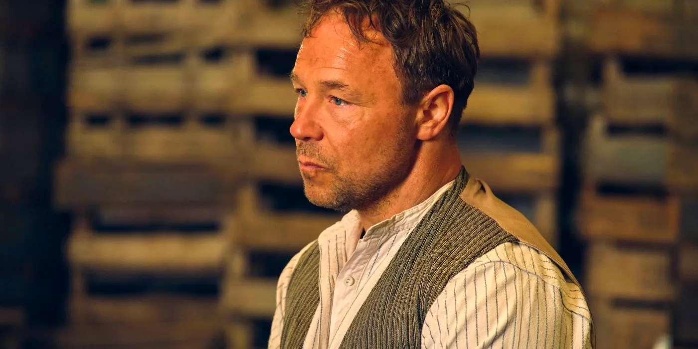 Stephen Graham as Hayden Stagg looking sad in Peaky Blinders Image