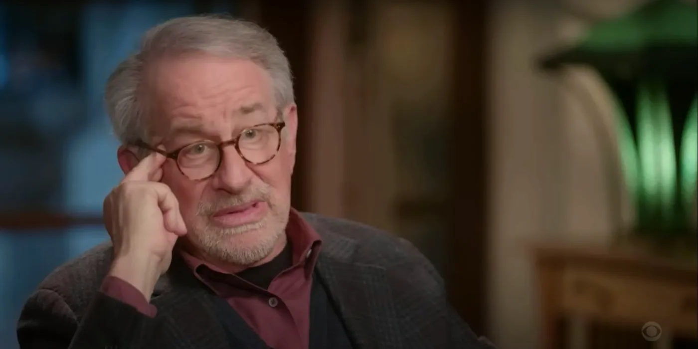 Steven Spielberg talking Image