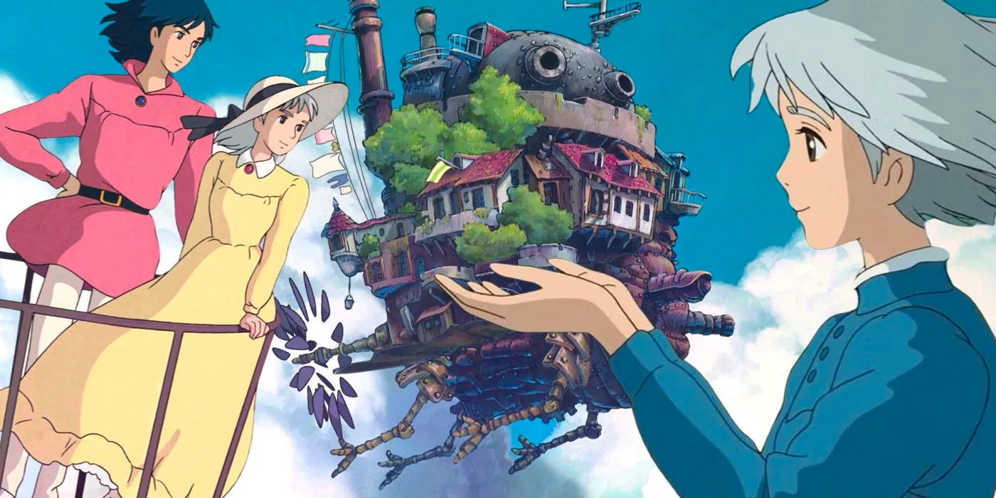 Stills from Howl's Moving Castle. Image