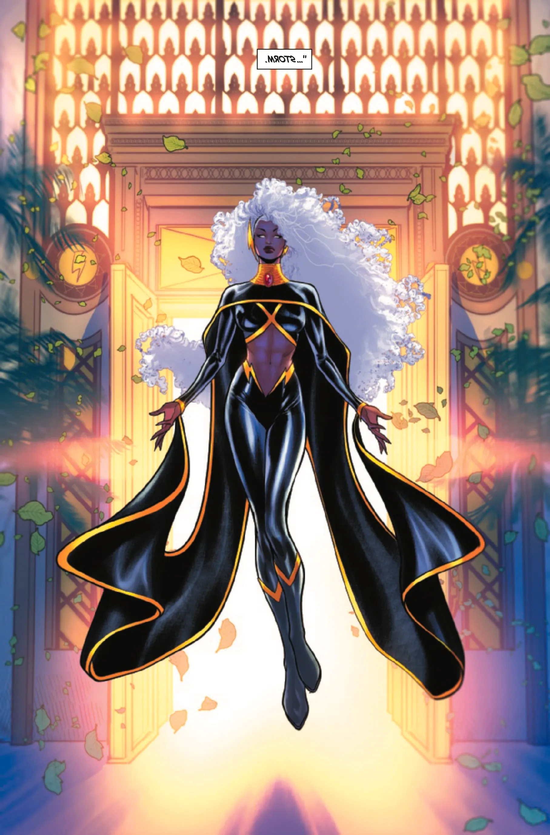 Storm #1 by Murewa Awodele and Lucas Werneck preview - Storm's grand entrance in her sanctuary in new 2024 costume Image