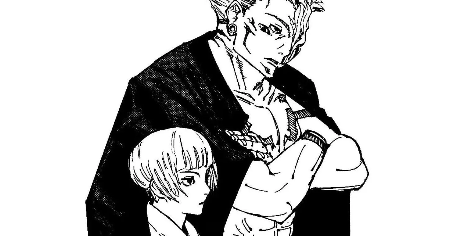 sukuna and uraume from jujutsu kaisen in a draw by Gege Akutami Image