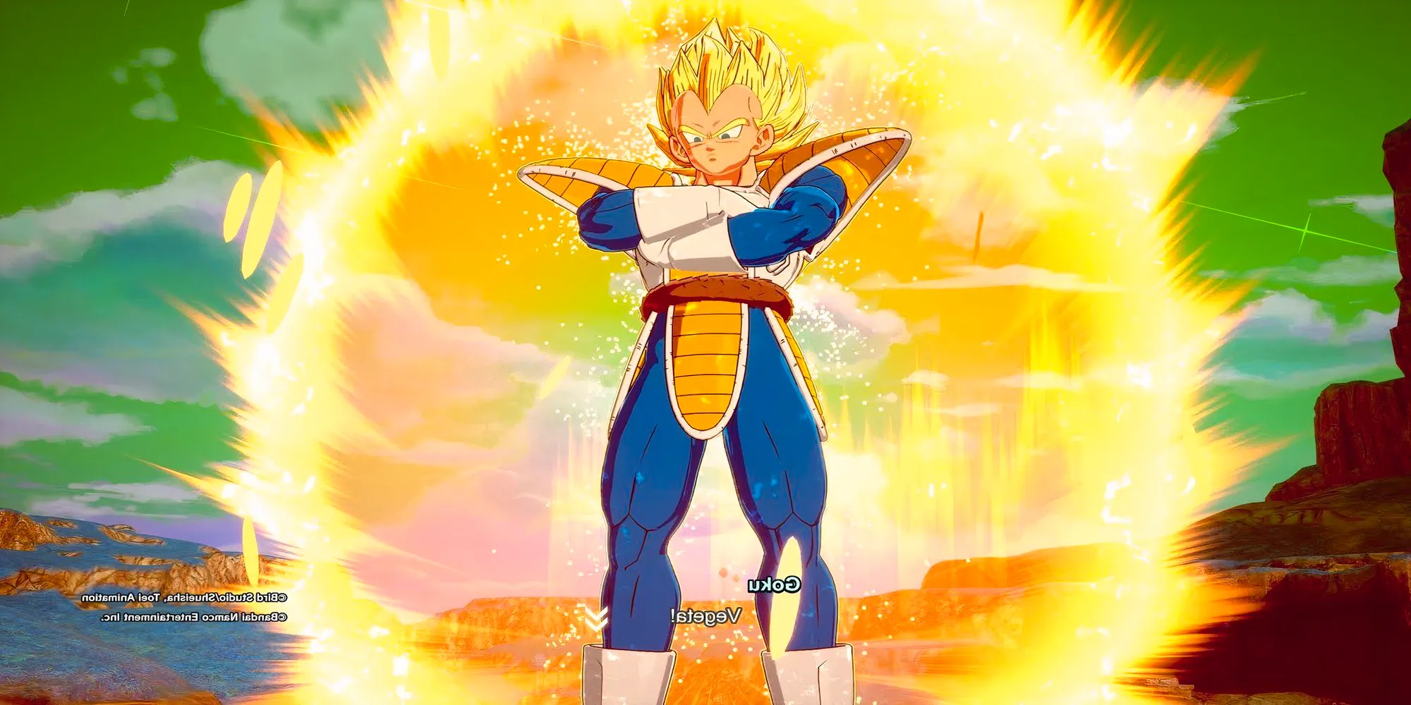 Super Saiyan Vegeta on Namek in one of Sparking! Zero's what if scenarios Image