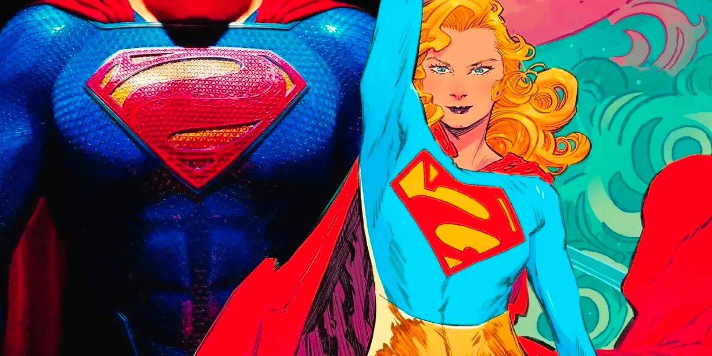 Supergirl in DCU Comparision With Superman Image