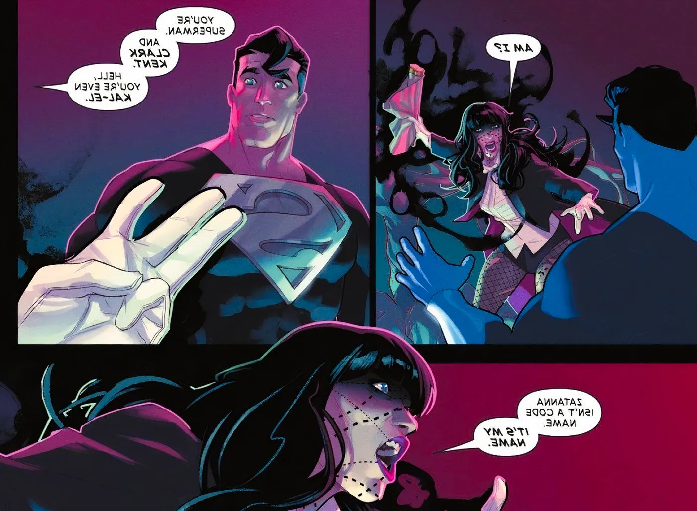 Superman #18 Zatanna and clark 2 Image