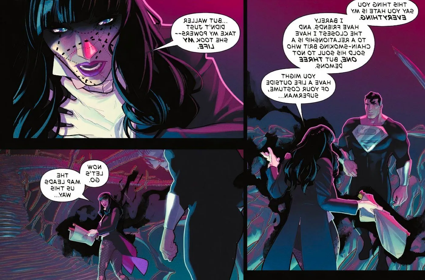 Superman #18 Zatanna and clark 3 Image