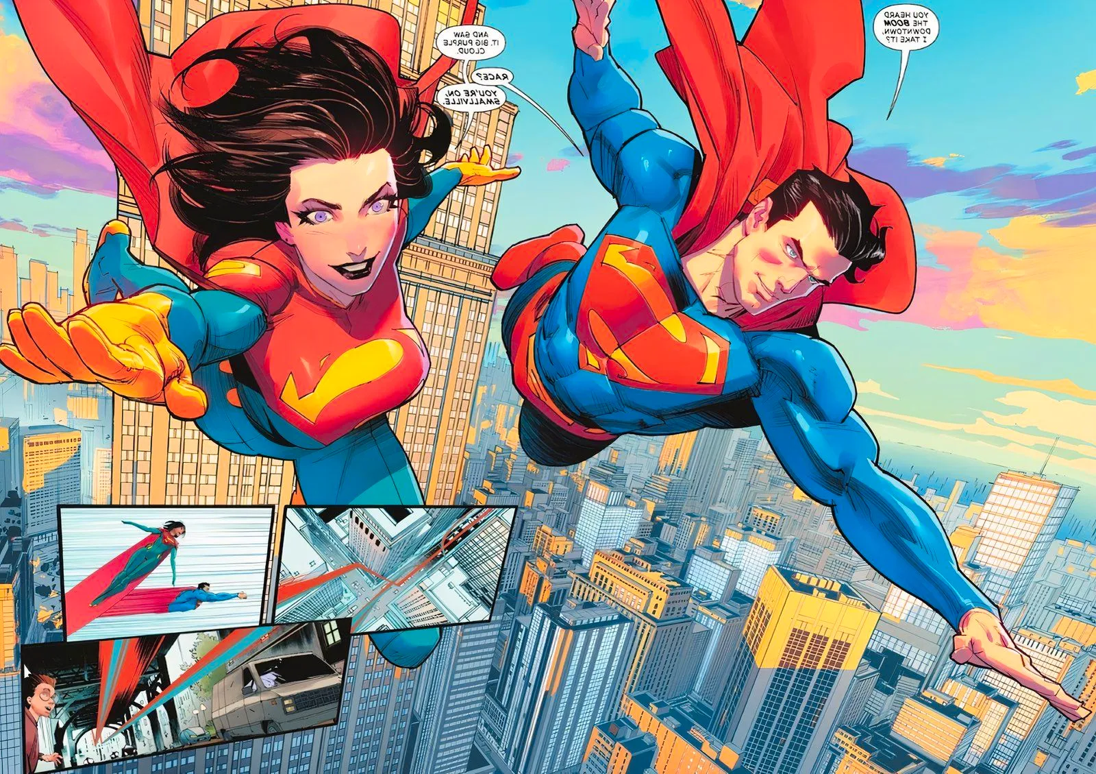 Superman #19 Clark and Lois Superwoman Image