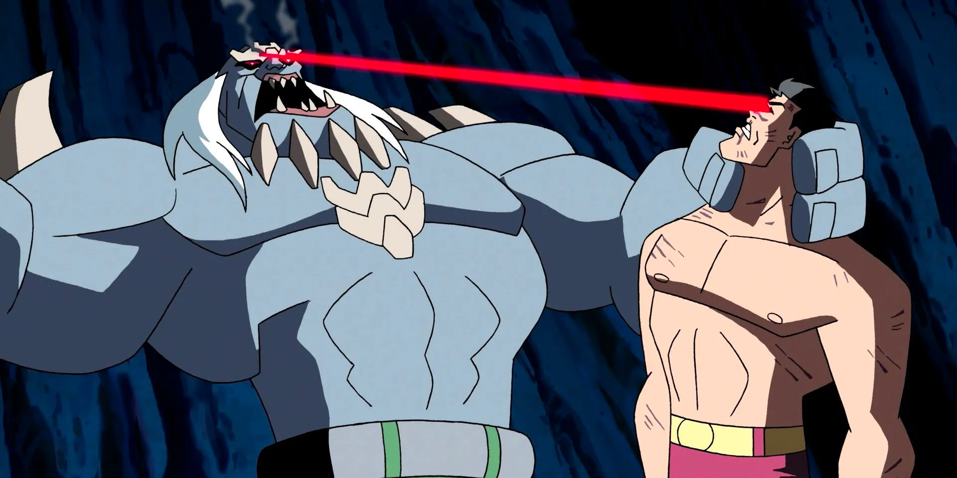 superman and Doomsday in Justice League Unlimited Image