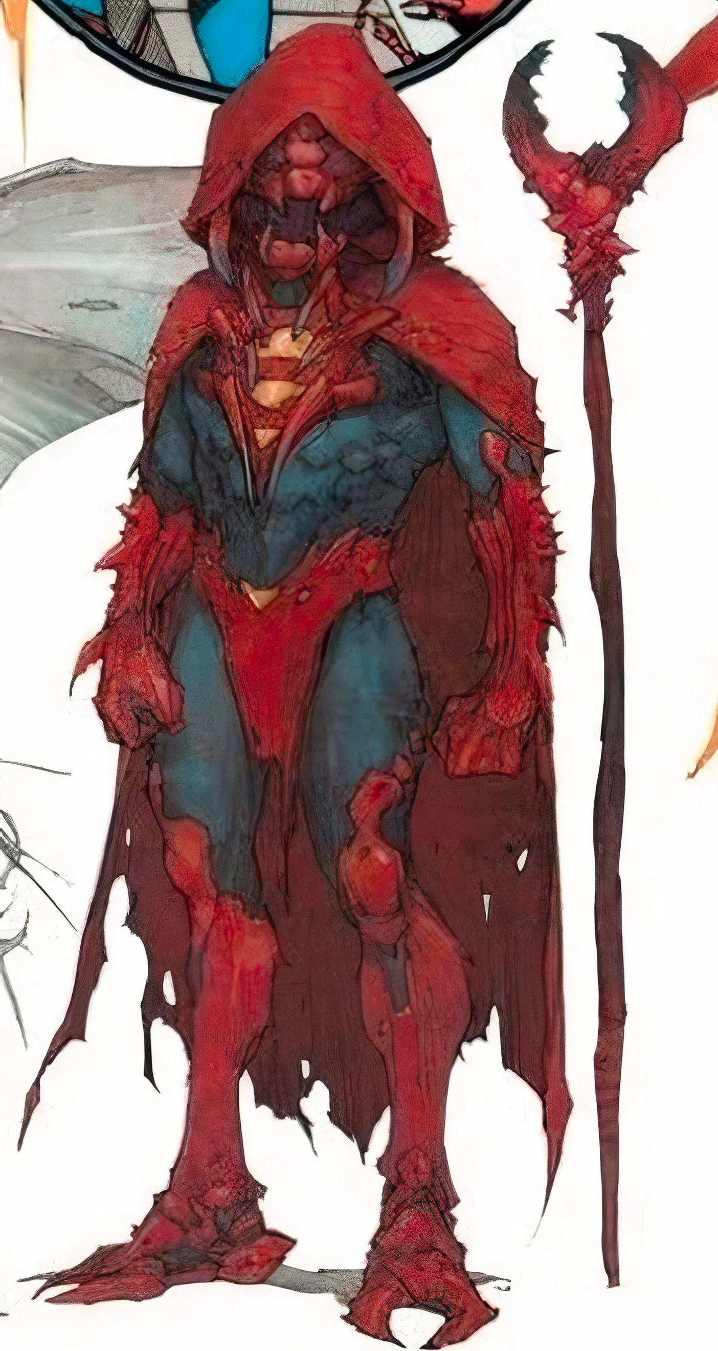 Superman Infected By Red Kryptonite Turns Into An Ant Monster Image