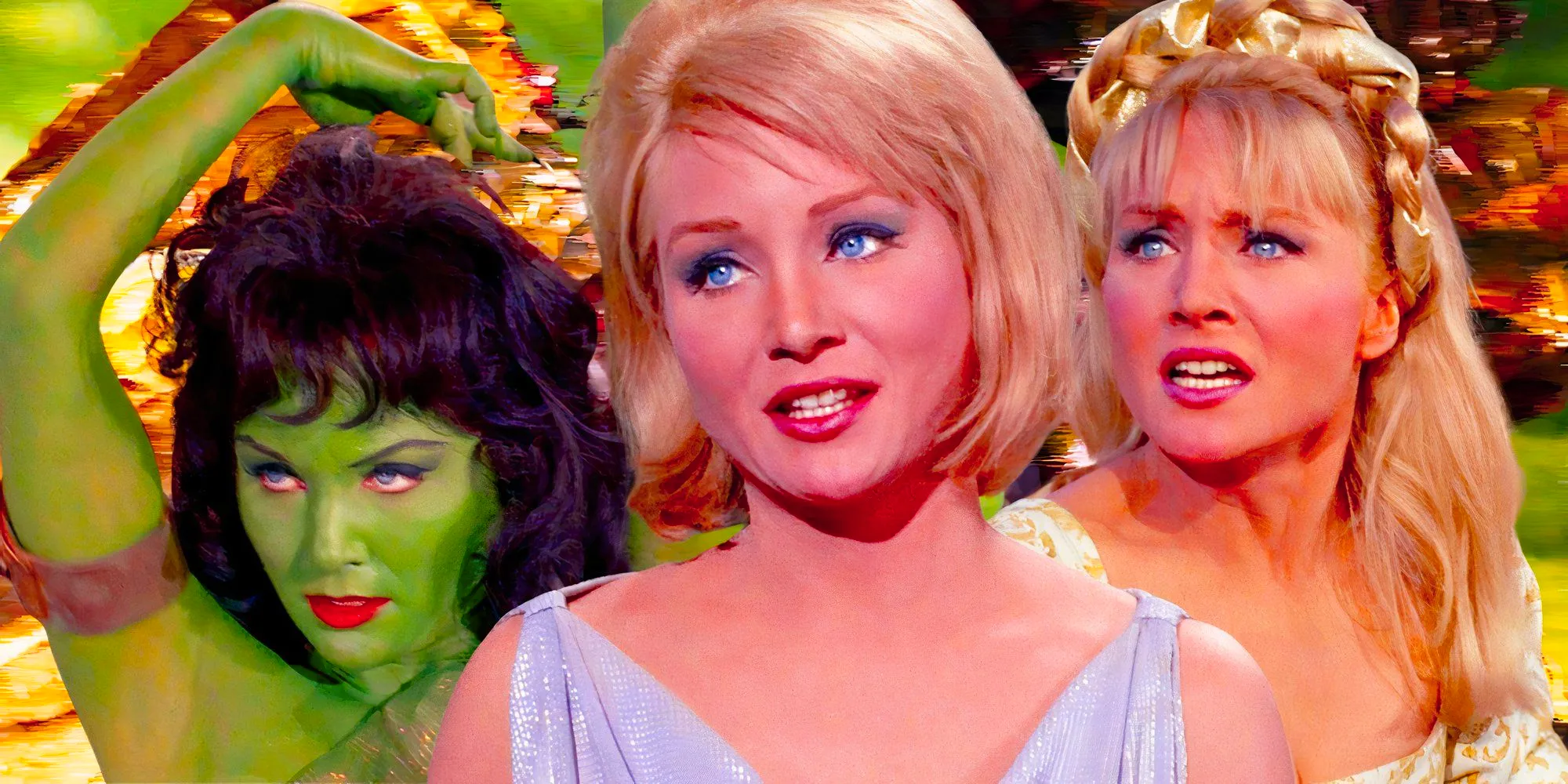 Susan Oliver as three different Vinas in Star Trek's The Cage Image