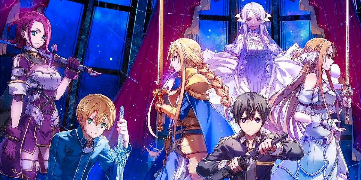 Sword Art Online Alicization Lycoris Characters Header Image