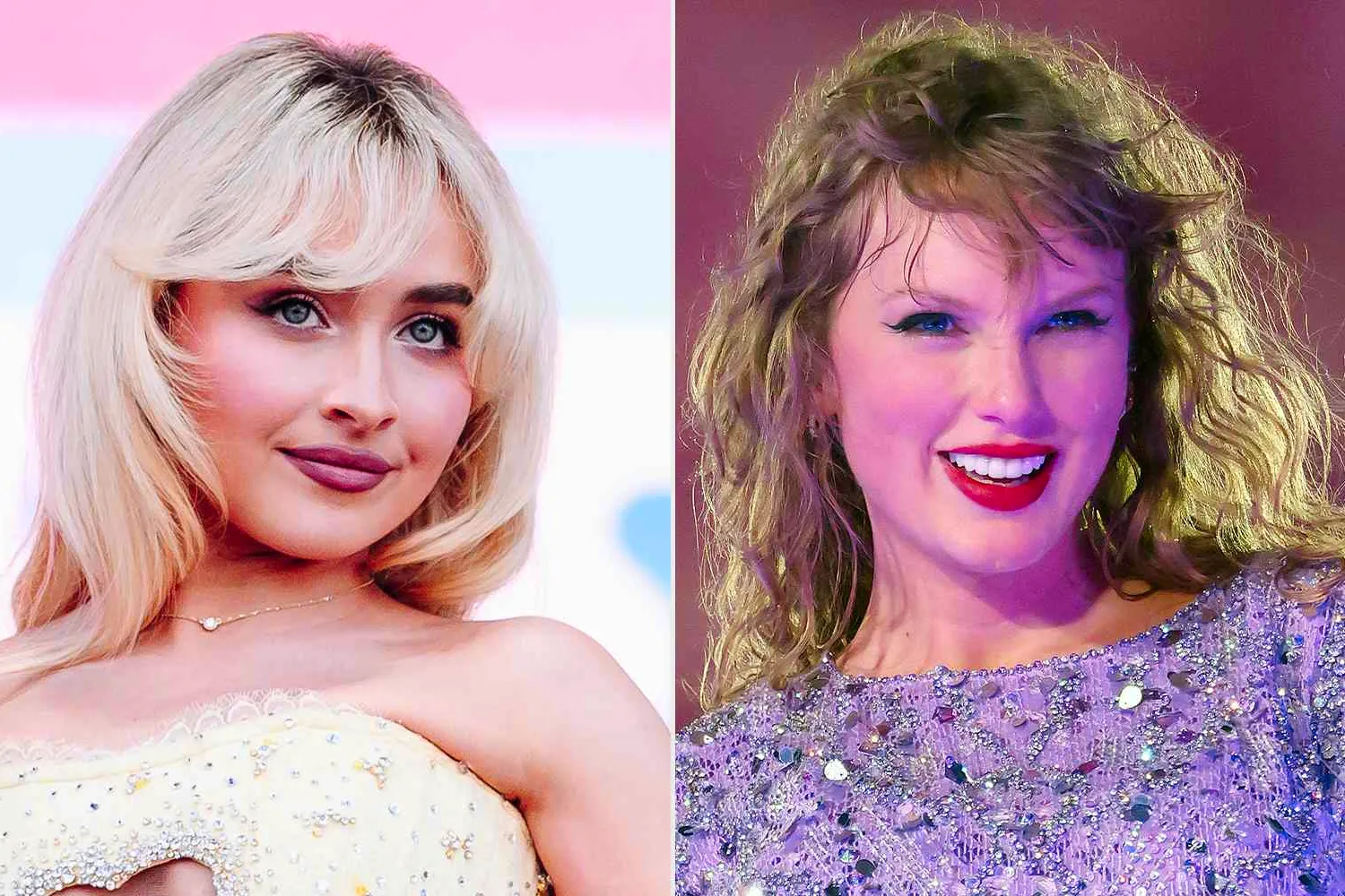 Taylor Swift Calls Sabrina Carpenter, Singer Joins Her for Surprise Mashup Image