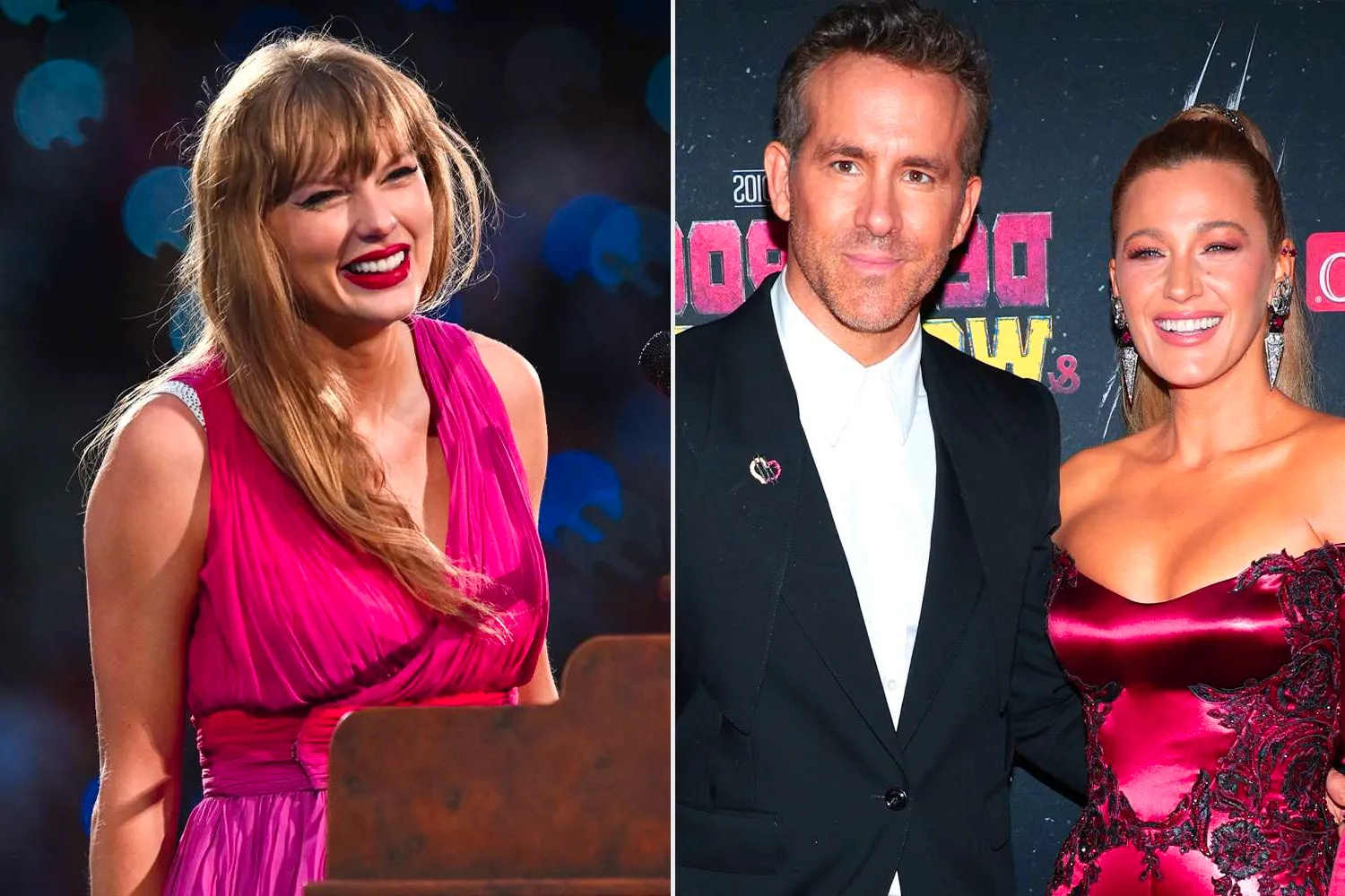 Taylor Swift Supported by Blake Lively, Ryan Reynolds at Eras Tour for Second Night in a Row Image