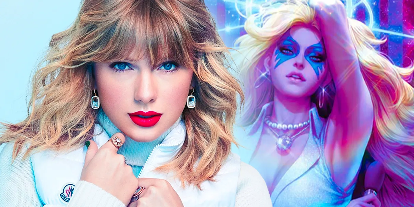 Taylor Swift with Dazzler in Marvel Comics Image