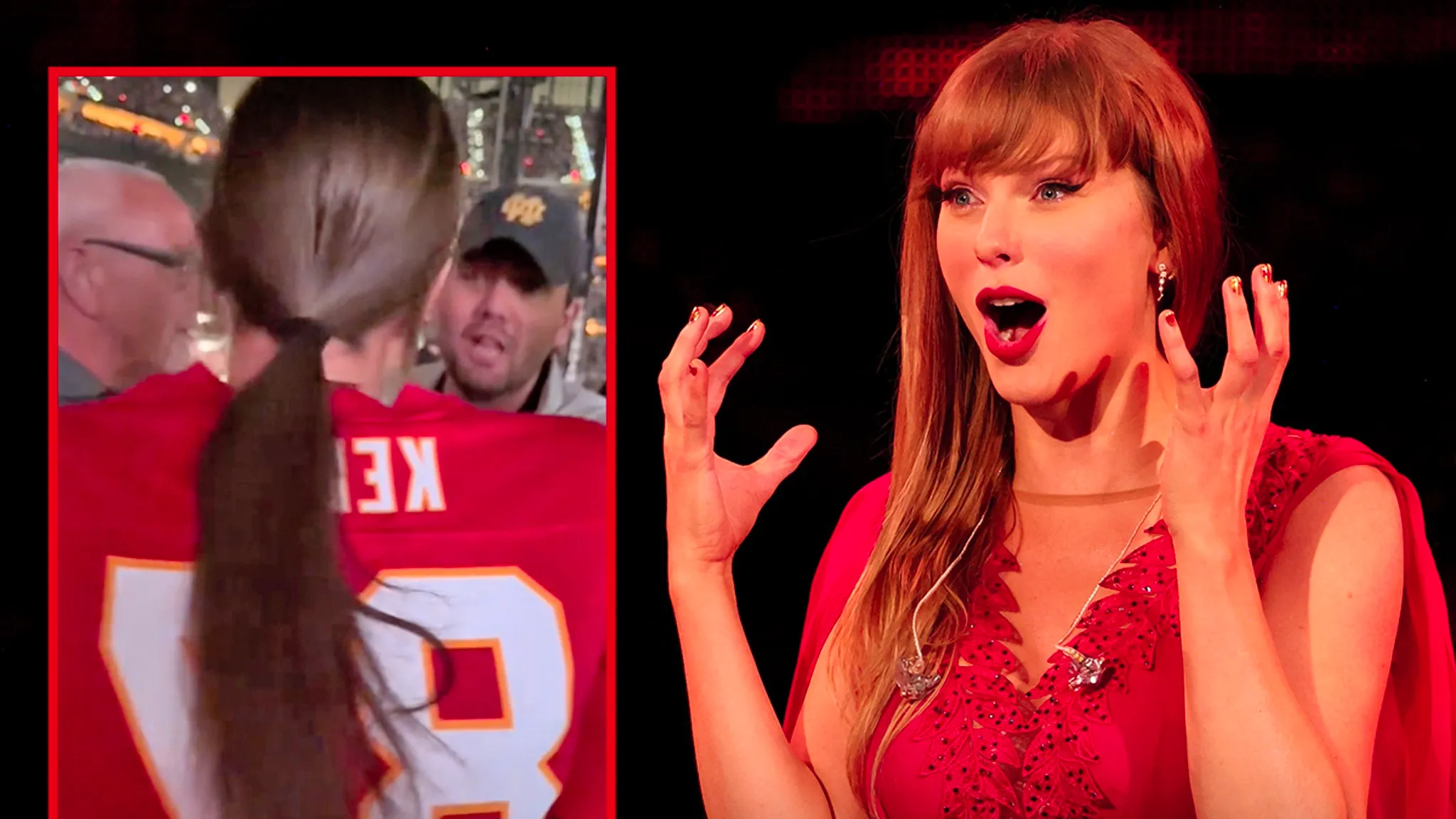 Taylor Swift's Brother Stops Security From Tossing Fan Dressed as Travis Kelce Image