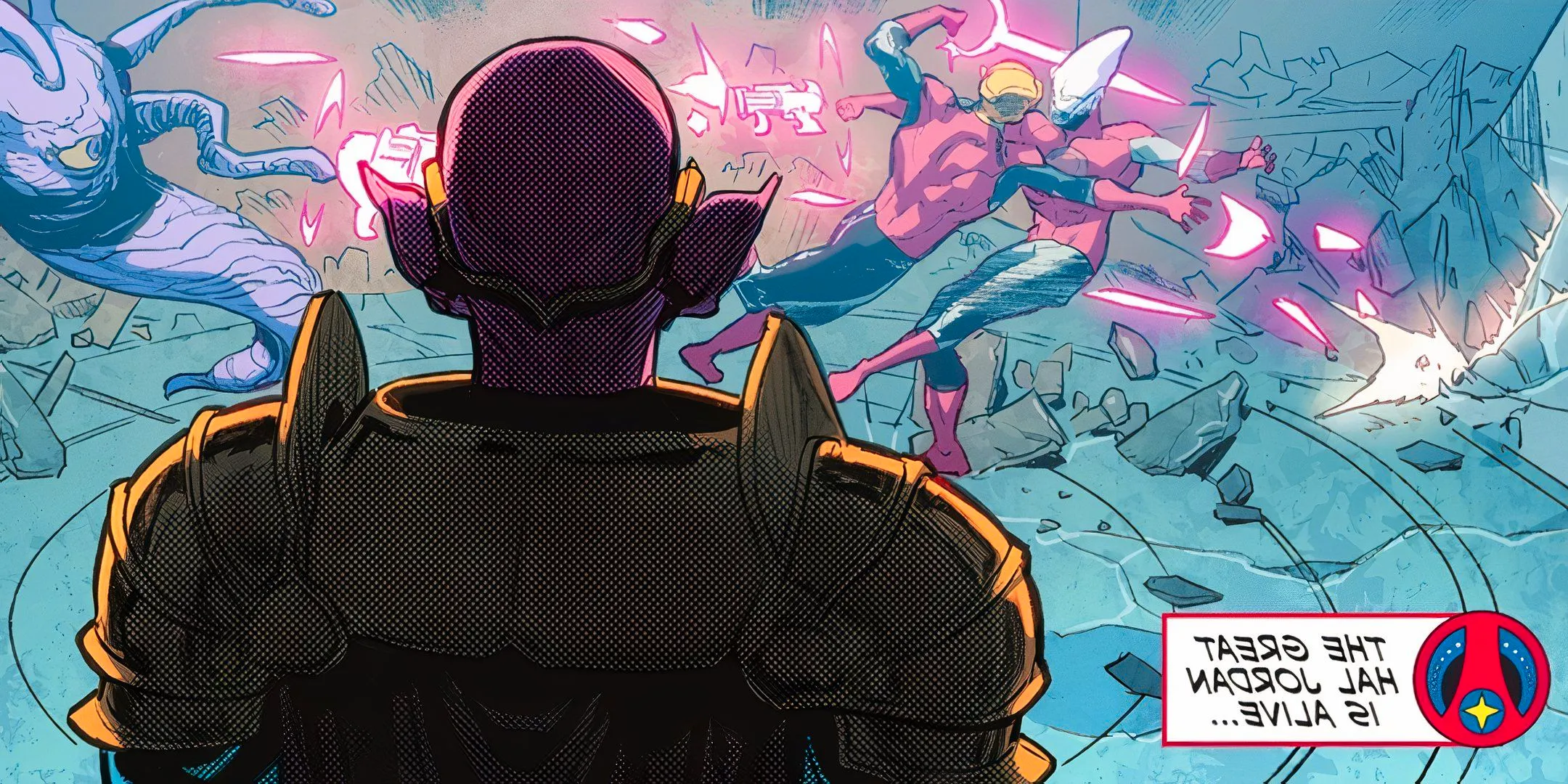 Thaaros Watching His Lanterns Fight DC Image