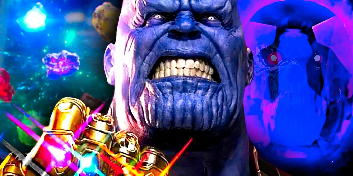 thanos with infinity stones including the death stone Image