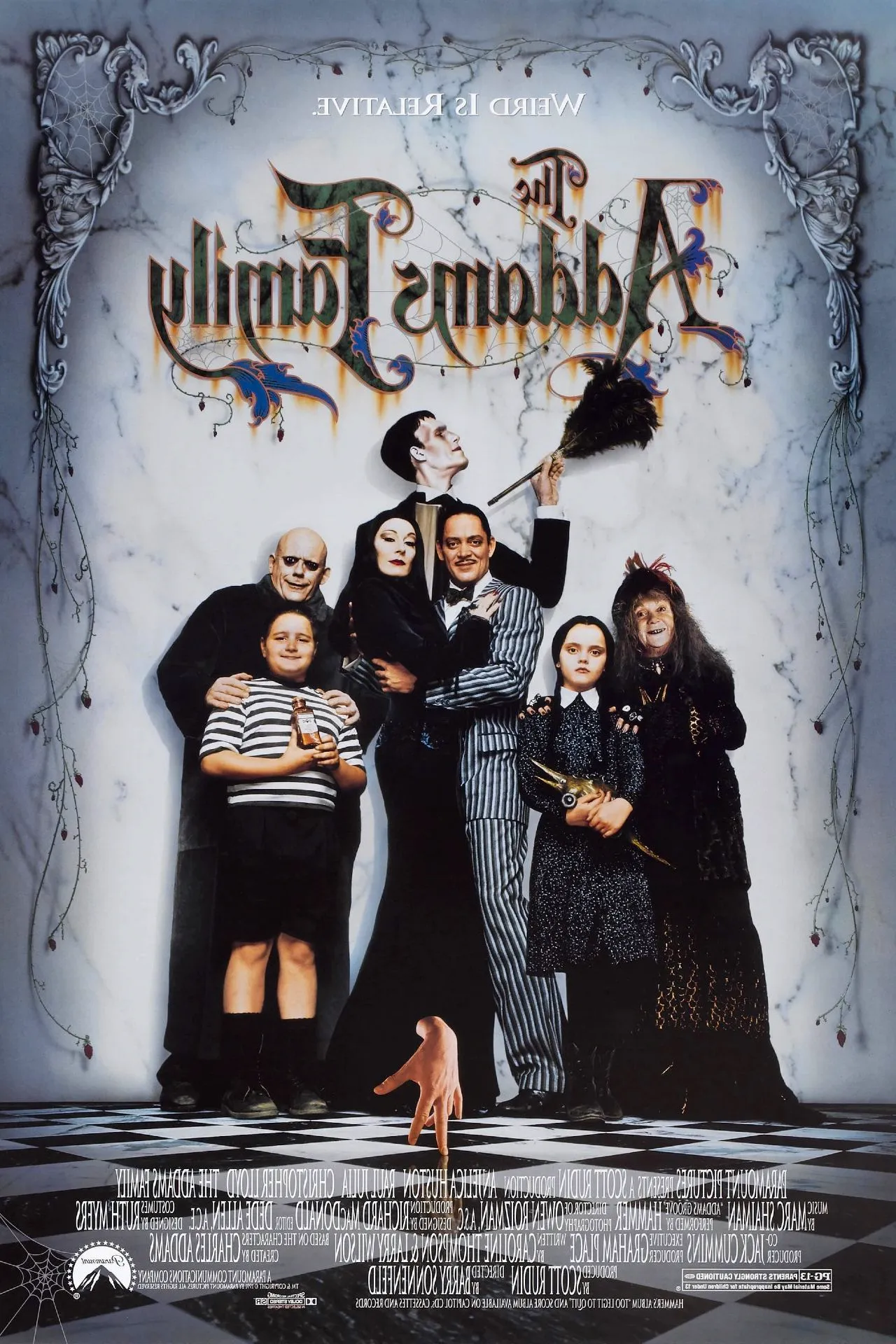 The Addams Family 1991 Movie Poster Image