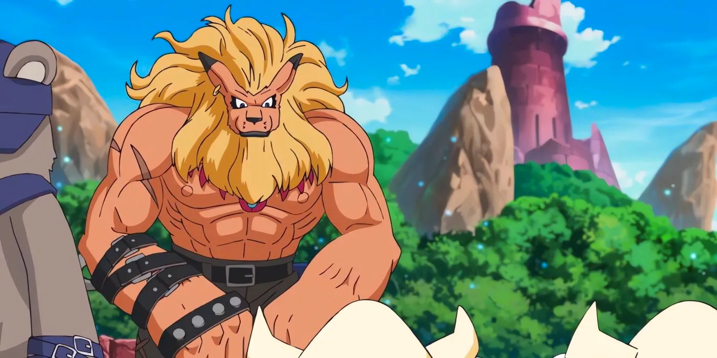 The Adventure 2020 version of Leomon survives until the end of the series. Image