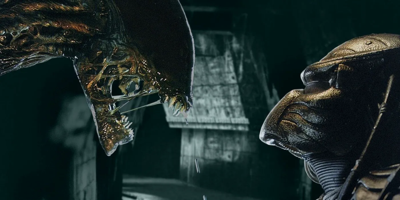 The Alien and Predator face off in Alien vs Predator Image