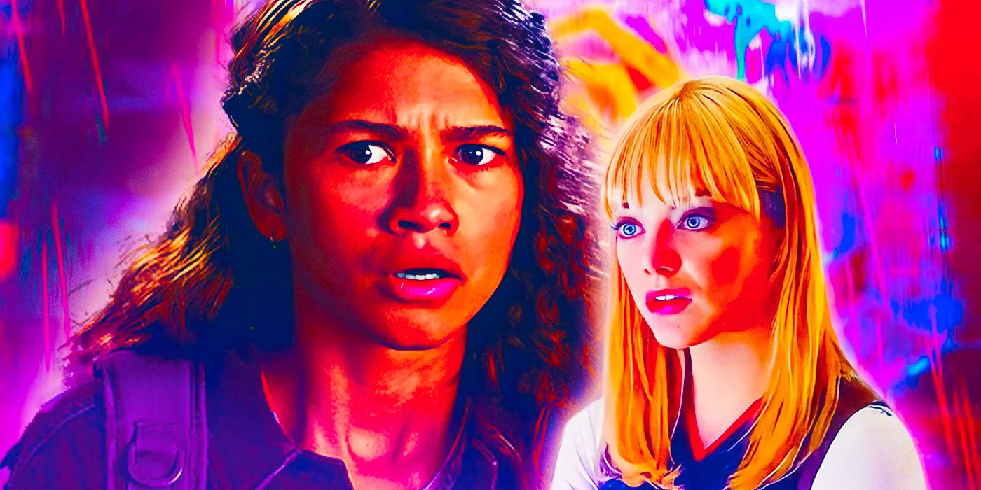 The Amazing Spider-Man Emma Stone as Gwen Stacy and MCU's Zendaya as MJ Image